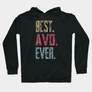 Vintage Best Avo Ever Retro Funny Quotes Happy Fathers Day Hoodie